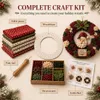 DIY Weihnachtskranz - 3D Weihnachtskranz Bastelset - Produktbild-Vorschau 5
