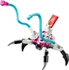 A toy spider-like robot with blue tubes and a red battery-like component on its back. Produktbild-Vorschau