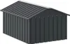 vidaXL Cuccia per cani antracite 116,5x153x81,5 cm Acciaio Anteprima dell’immagine prodotto 7