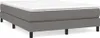 Cadre de lit sans matelas gris foncé 140x190 cm Tissu Voir les images du produit 1