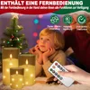 UISEBRT Set de 3 bougies LED avec guirlande lumineuse, sans Voir les images du produit 3