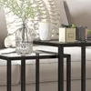 HOMCOM Beistelltisch stapelbarer Nachttisch Couchtisch mit Produktbild-Vorschau 9