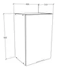 VCM Küchenschrank hängend | Maße ca. H. 60 x B. 40 x T. 31 Produktbild-Vorschau 5