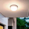 Plafonnier LED Extérieur Rond 25W Blanc IP65 Ø175 mm - Voir les images du produit 5