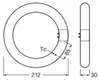 OSRAM LED TUBE T9C EM 22, tubo LED ad anello, 11W, 1320lm, Anteprima dell’immagine prodotto 3