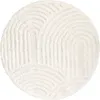 Volero - Teppich Skandinavisch Rund - Lova Arches Creme - Ø Produktbild-Vorschau 2