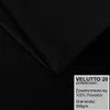 A close-up of black fabric with text overlay. Produktbild-Vorschau