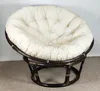 Rattan Papasan Sessel inkl. hochwertigen Polster, D 115 cm, Produktbild-Vorschau 4