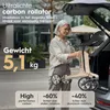 ELONEO Carbon rolstoel, inklapbaar en lichtgewicht, met Productafbeelding-voorbeeld 3
