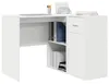 vidaXL Scrivania angolare con cassetti, bianca, 102 x 88 x Anteprima dell’immagine prodotto 3