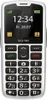 A silver Beafon SL260 feature phone with a black screen and keypad, shown from the front against a white background. Produktbild-Vorschau