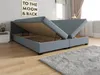 Americká postel s úložným prostorem 180x200 ROSIE 15 - Náhled obrázku produktu 2