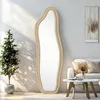 ProximaX Standspiegel 140×45 cm – Unregelmäßige, gebogene Produktbild-Vorschau 2