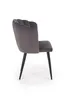 Halmar Essensstuhl K386 - dunkelgrau / schwarz Produktbild-Vorschau 2