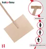 KOTARBAU® Schneeschieber Holz mit Stiel 50x38 cm Produktbild-Vorschau 4