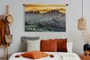 MuchoWow® Wandteppich Wandbehang Nebel über dem ummauerten Produktbild-Vorschau 4
