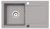 [Granitspüle 76x44 in verschiedenen Farben+ Armatur Steel] Produktbild-Vorschau 3