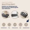 CASARIA® Sitzbank mit Stauraum Faltbar Dunkelgrau Produktbild-Vorschau 5