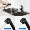 Schwarz Ausziehbare Küchenarmatur, Wasserhahn Küche 360° Produktbild-Vorschau 5