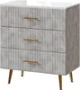 Komoda Vicco Velia Szary 70 x 78.5 cm z 3 szufladami, Model Podgląd zdjęcia produktu 1