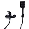 A black shower faucet and showerhead set against a white background. Náhled obrázku produktu