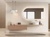 HOKO Specchio curvo a LED con cornice in metallo 60x100 cm Anteprima dell’immagine prodotto 14
