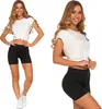 Radlerhose Damen Blickdichte Shorts High Waist Leggings Produktbild-Vorschau 13