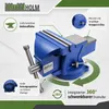 Schraubstock parallel 360° drehbar mit Amboss für Werkbank Produktbild-Vorschau 5
