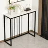 FATIVO Konzolový Stůl Bílý 80 cm Mramorový do Předsíně: Náhled obrázku produktu 1