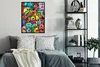 MuchoWow® Gerahmtes Poster Monster - Muster - Gemüse - Produktbild-Vorschau 5