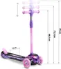 Dreirädriger Roller Ricokids Piko – Rosa und Lila Produktbild-Vorschau 10