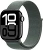A close-up shot of an Apple Watch with a green band, displayed against a white background. Produktbild-Vorschau