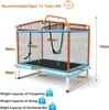 Trampolina dla dzieci KOMFOTTEU, 3 w 1, ze zdejmowaną Podgląd zdjęcia produktu 6