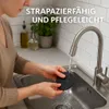 Filz Untersetzer rund – 10er Set in Dunkelgrau | Produktbild-Vorschau 3