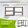 Juskys Lagerregal Basic 4er Set 180x90x40 cm - max. 3500 kg Produktbild-Vorschau 5