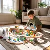 Malplay Elektrische houten treinset, 95 onderdelen: trein, Productafbeelding-voorbeeld 4