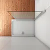 Duschtür 90x197cm Duschdrehtür 6mm Nano-Glas Schwingtür Produktbild-Vorschau 3