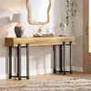 Consolle stretta Tribesigns da 160 cm, in stile rustico - Anteprima dell’immagine prodotto 3
