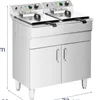 Expondo Royal Catering Elektrická dvojitá fritéza – 2 x 16 Náhled obrázku produktu 11