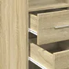 vidaXL Deska wysoka dąb sonoma 30x42,5x185 cm materiał Podgląd zdjęcia produktu 7