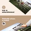 KitchenYeah© Herdabdeckplatte Kuh - Stacheldraht - Gras - Produktbild-Vorschau 2