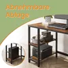 VASAGLE Computertisch Schreibtisch mit 2 Regale 120 x 75 x Produktbild-Vorschau 6