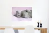 MuchoWow® Poster Graue Katze schläft auf rosa Teppich 90x60 Produktbild-Vorschau 5
