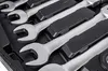 Ratschenschlüssel Set 13-teilig 8-32 mm Chrom-Vanadium mit Produktbild-Vorschau 6