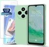 A phone case and screen protector are displayed together against a white background. Produktbild-Vorschau