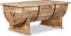 vidaXL Table basse en bois massif de manguier 88x50x40 cm Voir les images du produit 3