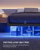 VASAGLE Bettgestell 180 x 200 cm mit LED-Beleuchtung, Produktbild-Vorschau 8