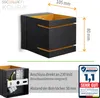 SSC-LUXon KOURA DUO Wandleuchte schwarz inkl. G9 dimmbar 3W Produktbild-Vorschau 5