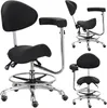 Tabouret cosmétique de coiffeur selle avec dossier et Voir les images du produit 1
