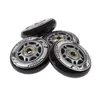 Jeu de roues noires enPolyuréthane76x24 + roulements ABEC9 Voir les images du produit 13